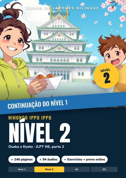 Capa Nihongo Ippo Ippo Nível 2