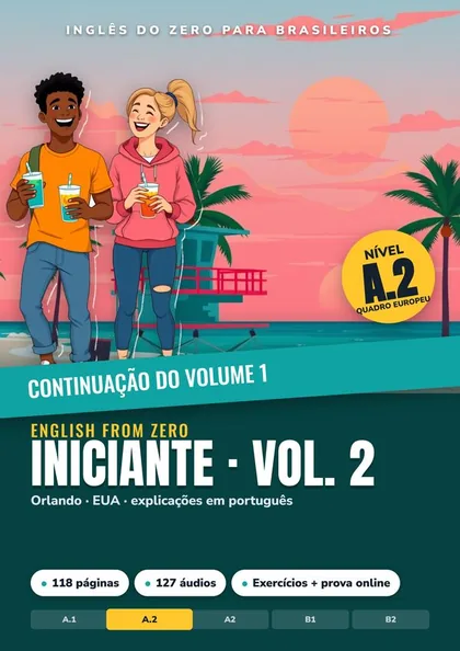 Capa English from Zero A1·2